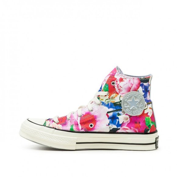 Converse Multicolor Floral Chuck 70 High Men's Shoes Size 9 - Picture 3 of 4